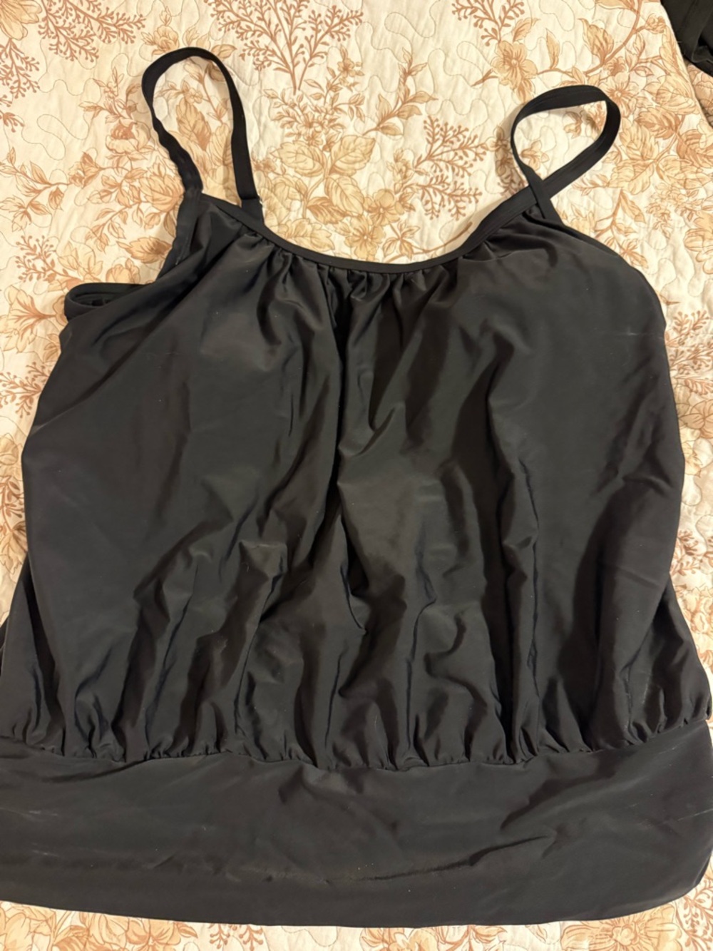 Black Women's Swim Top